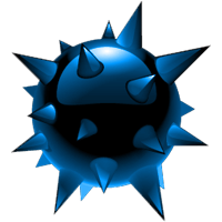 Virus-Ball-Blue